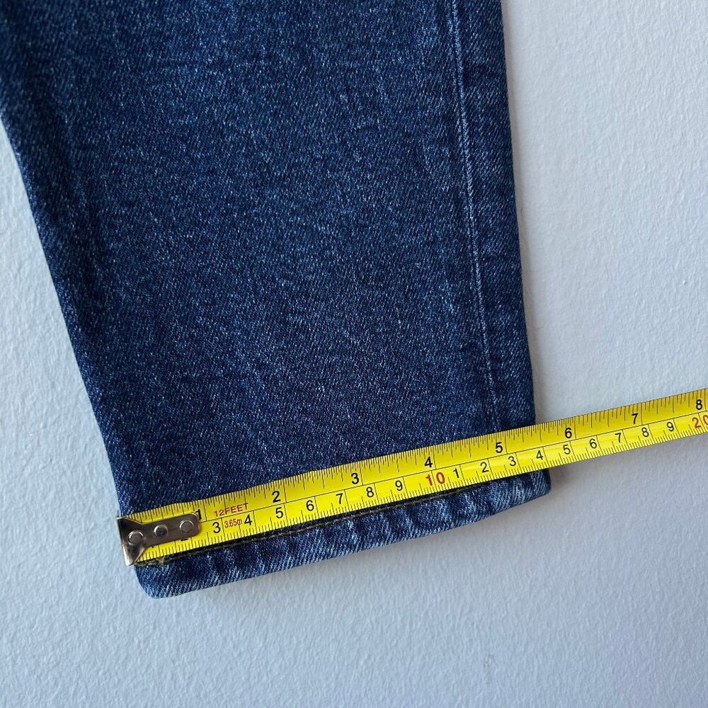 RE/DONE 90s High Rise Straight Jeans Women 27 Cropped Ankle Denim - Picture 9 of 10